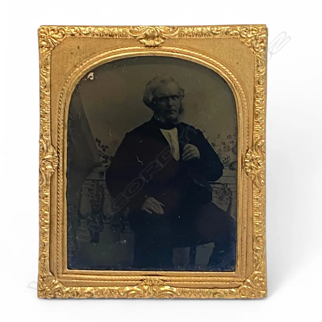 Gilt framed and matted ambrotype ‘Grandfather Kett', Image 1++
